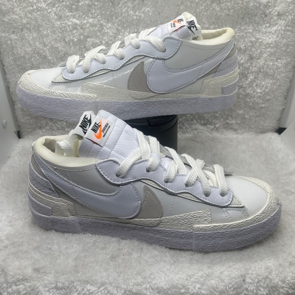 Sacai Shoes - NIKE Sacai x Blazer Low 'White Patent' DM6443-100